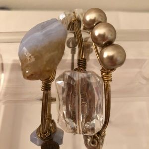 Set of three bourbon & boweties bracelets